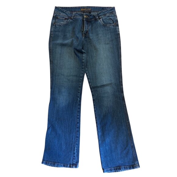 Illegal Jeans Womens Bootcut Denim Blue Size 11 Cotton Spandex - Picture 1 of 9